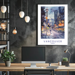 Vancouver Cityscape Poster PosterGoat