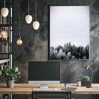 Winter Forest Serenity Poster
