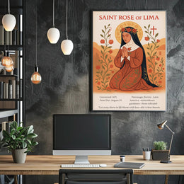 Saint Rose of Lima Poster PosterGoat