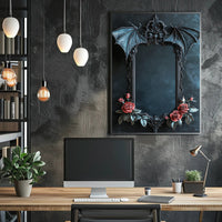 Gothic Elegance Mirror Poster