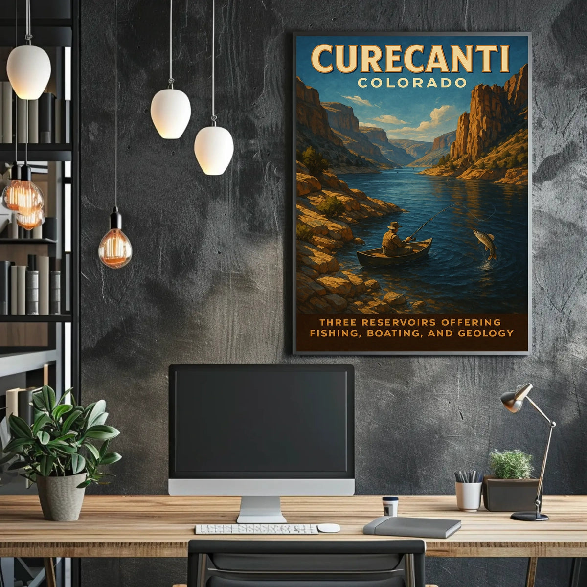 Curecanti Colorado Adventure Poster