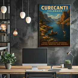 Curecanti Colorado Adventure Poster
