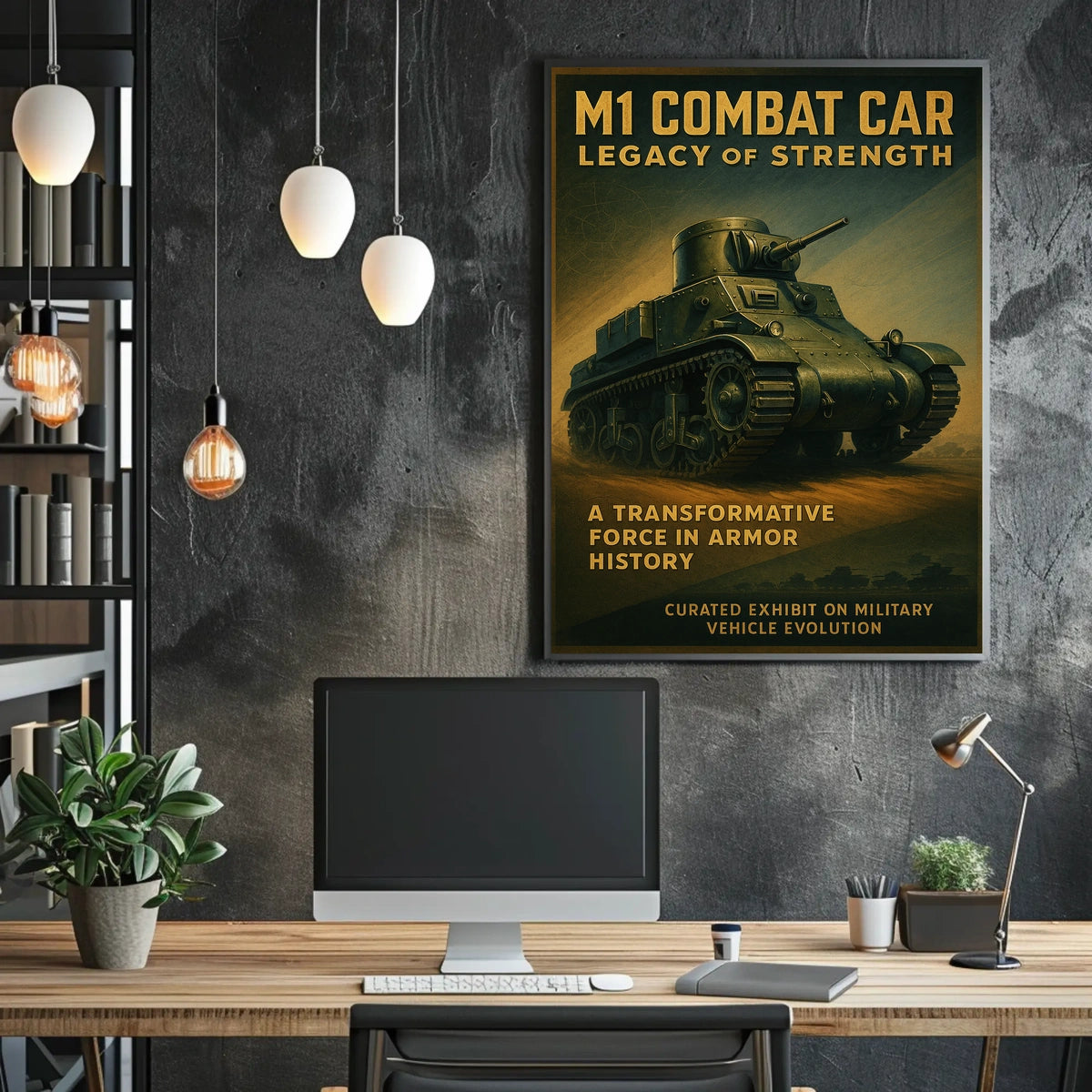 M1 Combat Car Legacy Of Strength Poster