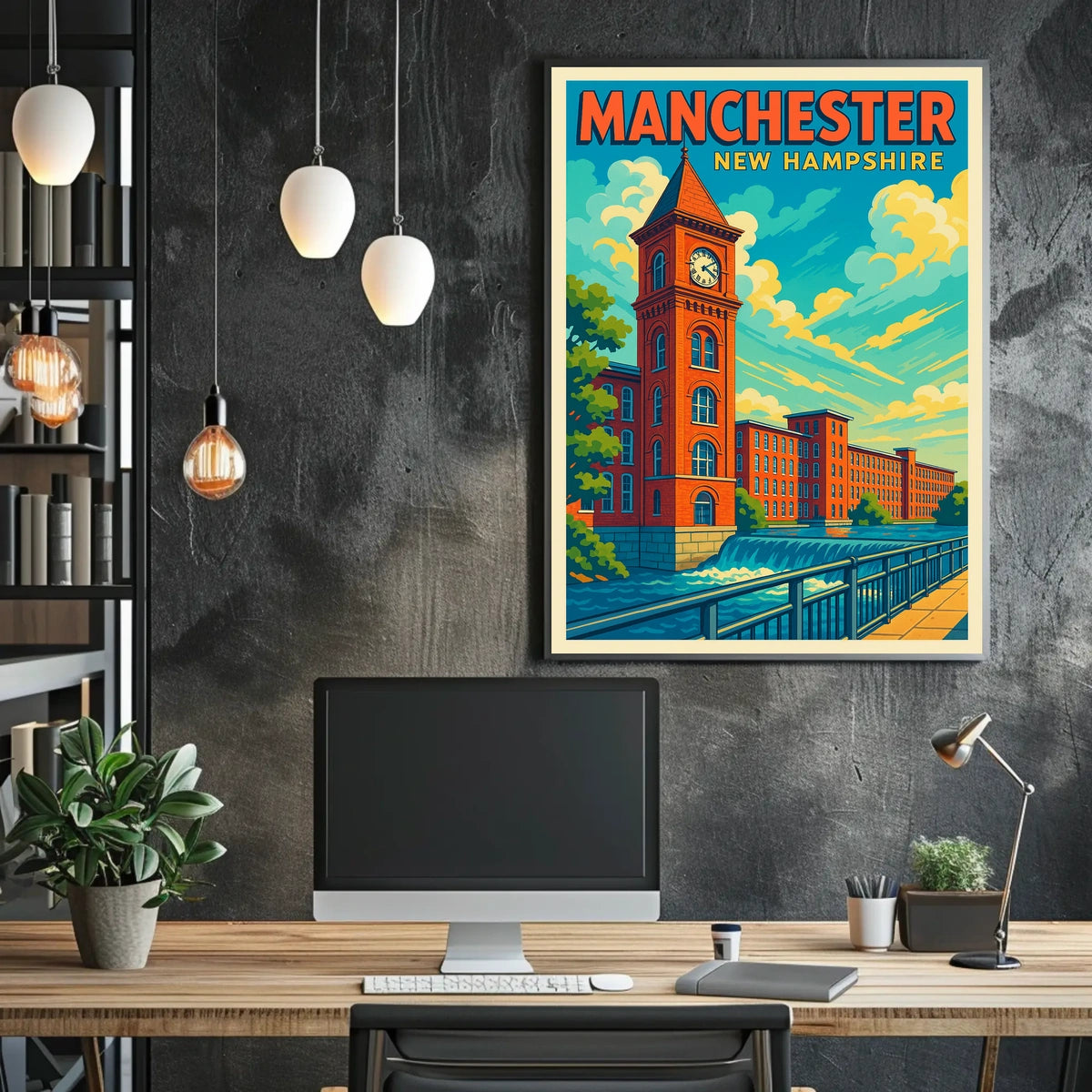 Manchester, New Hampshire Poster