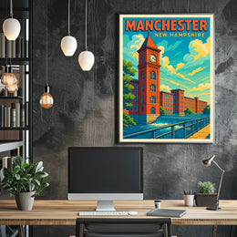 Manchester, New Hampshire Poster