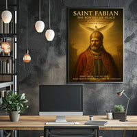 Saint Fabian The Pontiff of Peace Poster