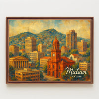 Malawi Scenic View Photography Realism Wanderlust Poster