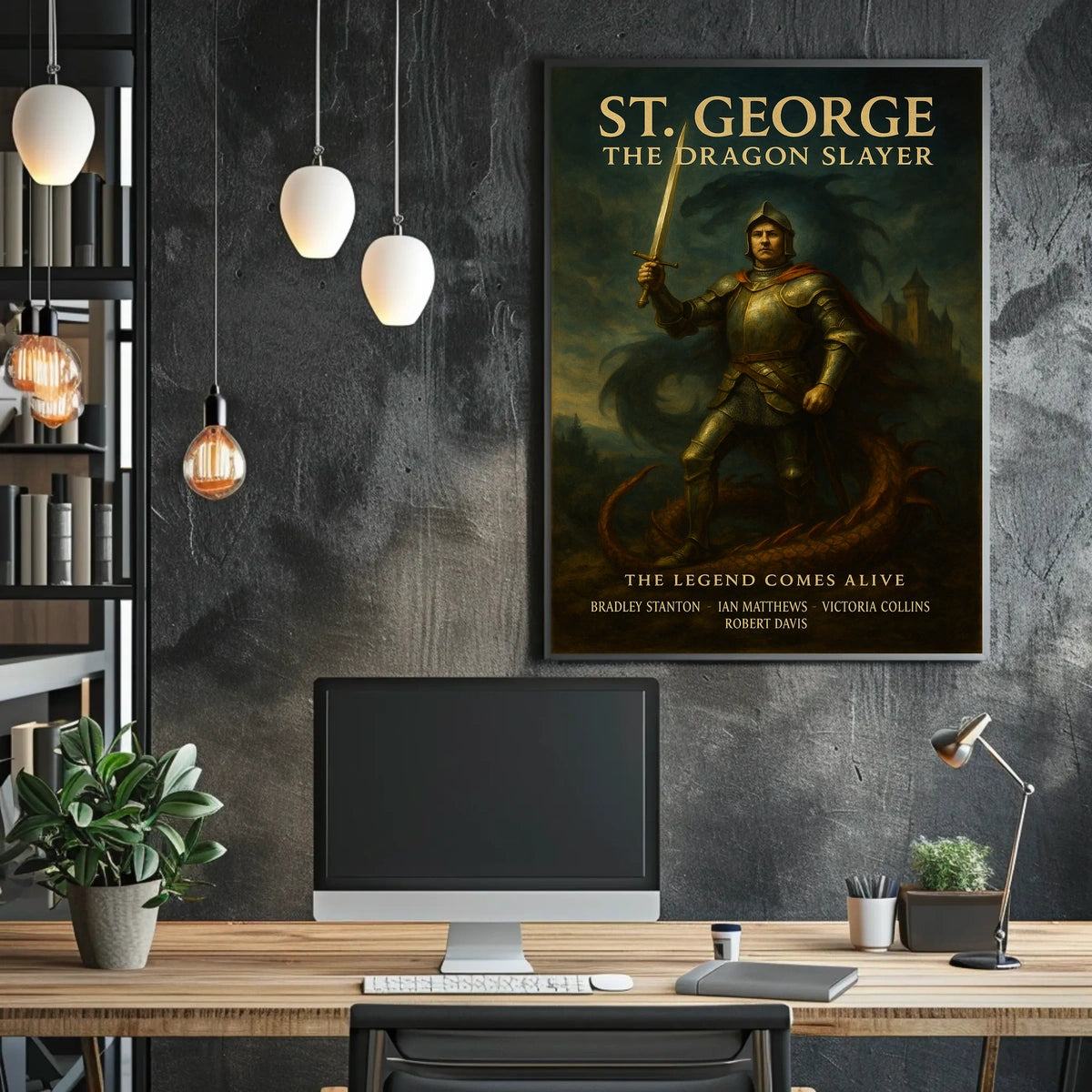 St. George The Dragon Slayer Poster