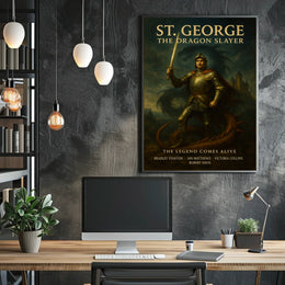 St. George The Dragon Slayer Poster