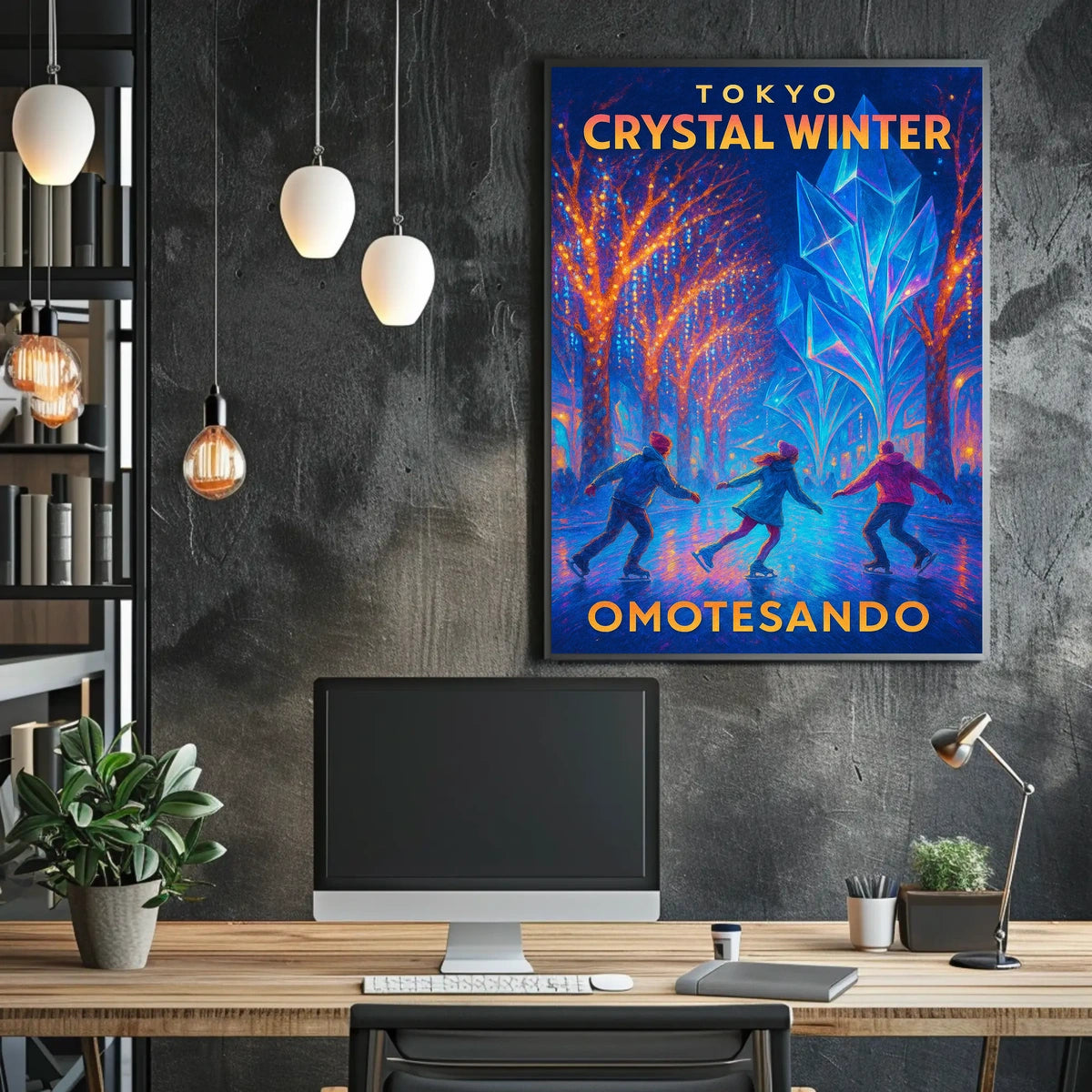 Tokyo Crystal Winter Poster
