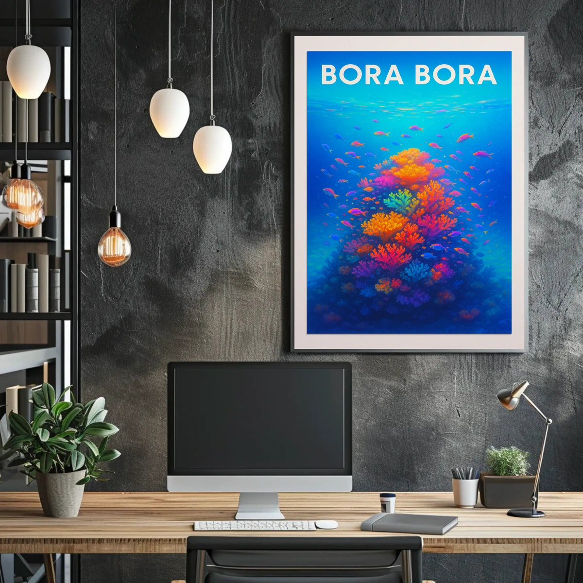 Bora Bora Underwater Paradise Poster