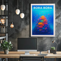 Bora Bora Underwater Paradise Poster