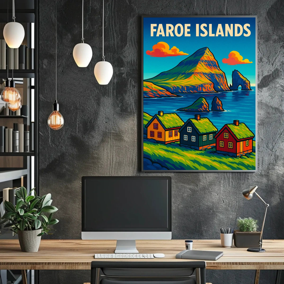 Faroe Islands Scenic Poster