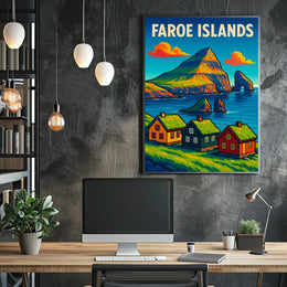 Faroe Islands Scenic Poster