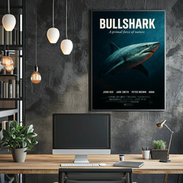 Bullshark A Primal Force of Nature Poster PosterGoat