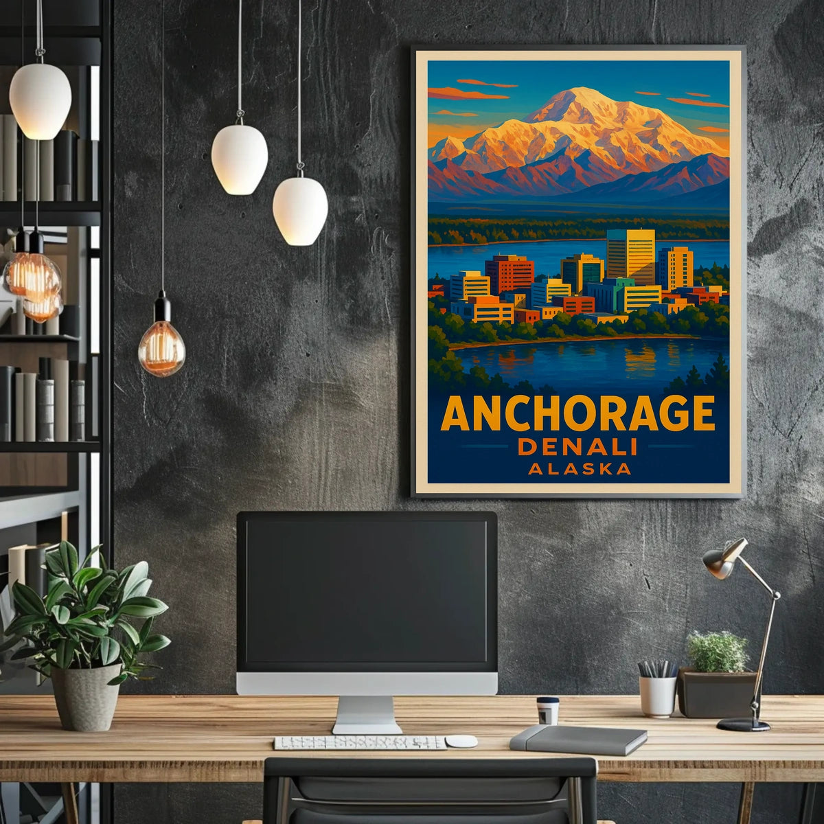 Anchorage And Denali Poster