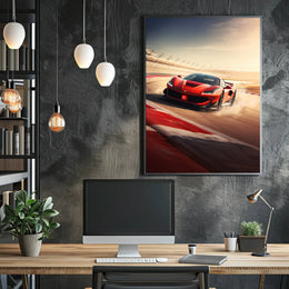 Racing Elegance Poster PosterGoat