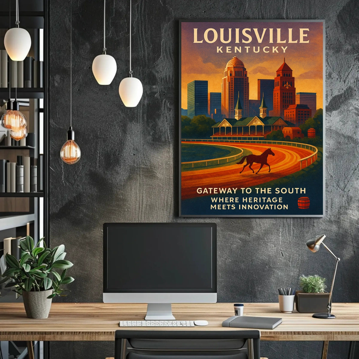 Gateway to the South Louisville, Kentucky Poster