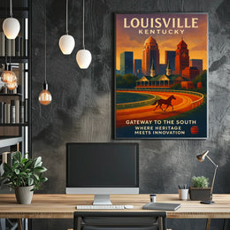 Gateway to the South Louisville, Kentucky Poster
