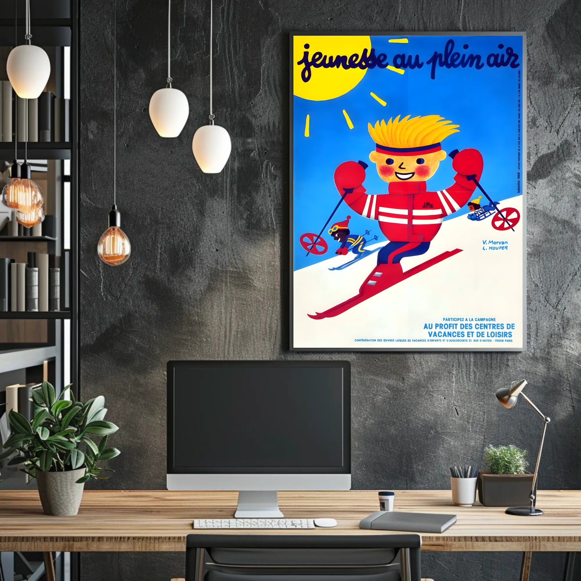 Jeunesse au Plein Air Poster PosterGoat