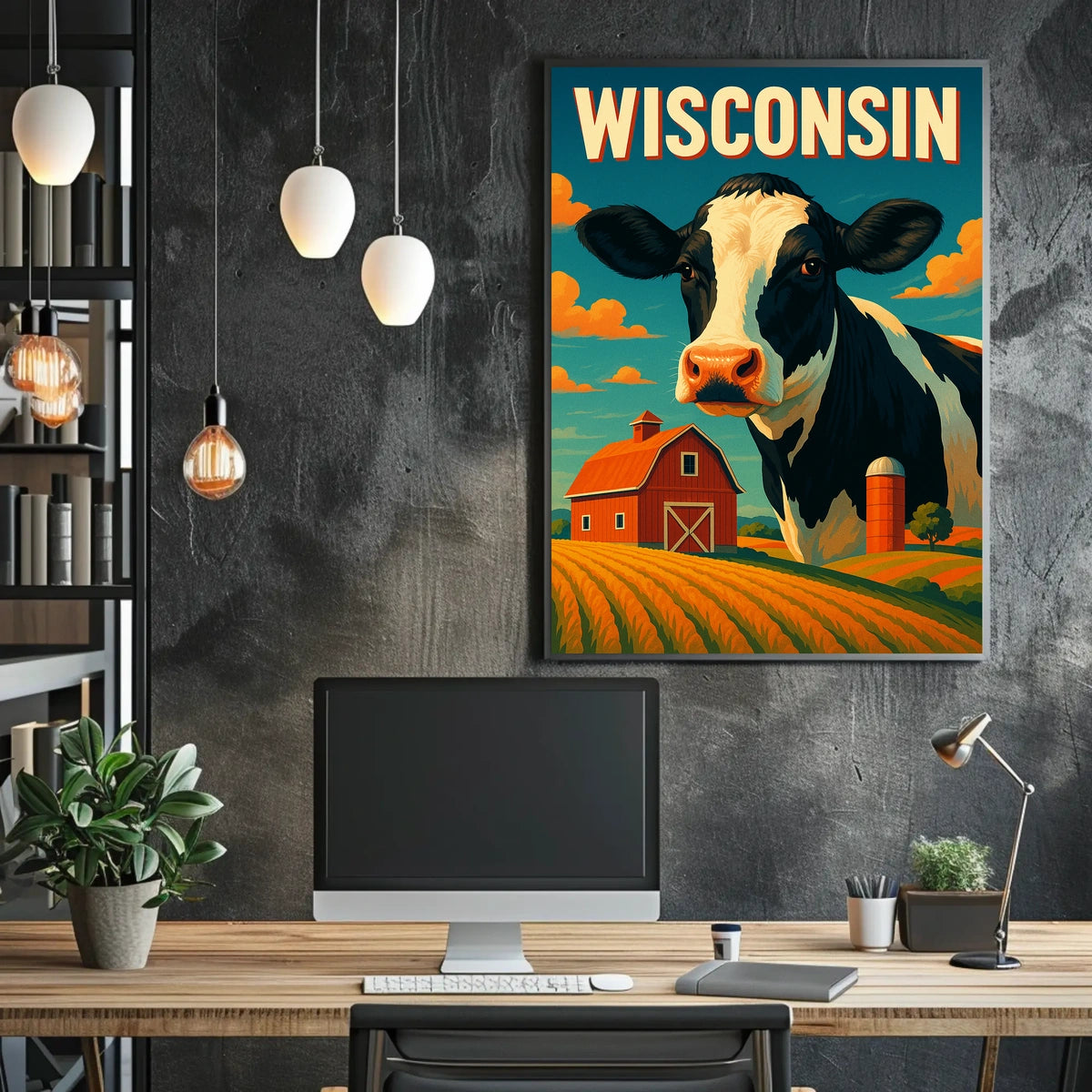 Wisconsin Countryside Charm Poster