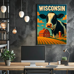 Wisconsin Countryside Charm Poster