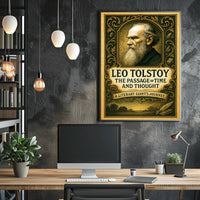 Leo Tolstoy The Passage of Time and Thought Poster PosterGoat
