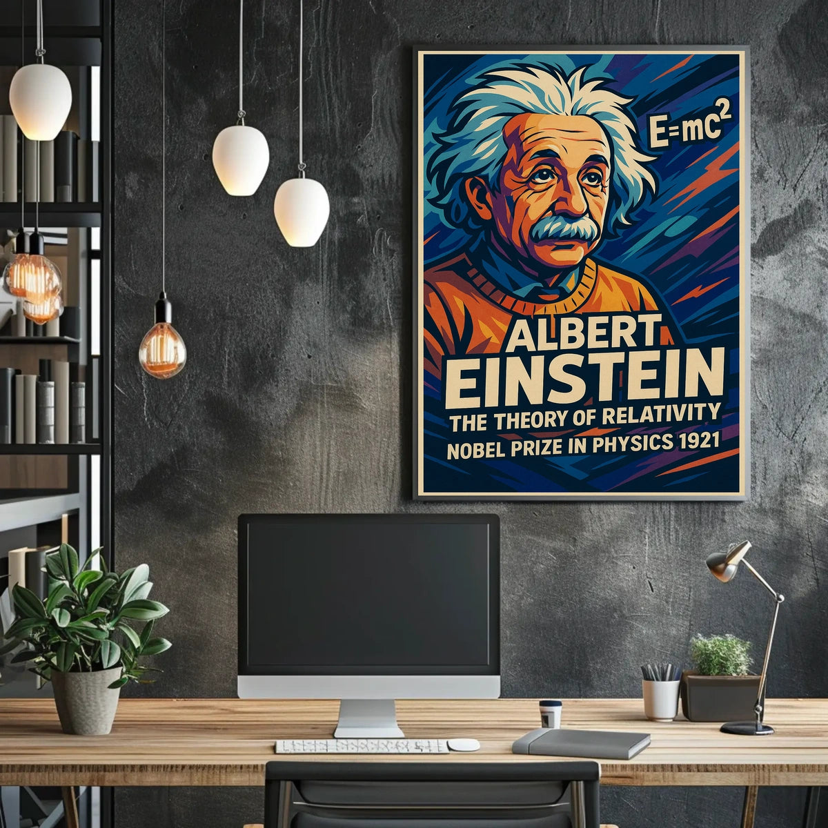 Albert Einstein The Theory Of Poster