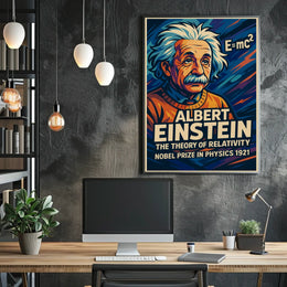 Albert Einstein The Theory Of Poster