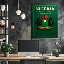 Nigeria Unity and Progress Poster