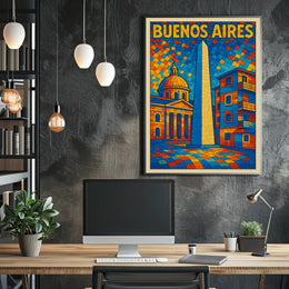 Buenos Aires Mosaic Poster