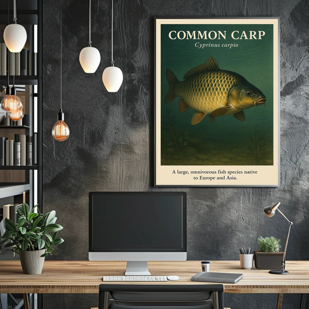 Common Carp Cyprinus carpio Poster