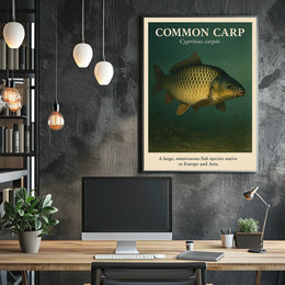 Common Carp Cyprinus carpio Poster