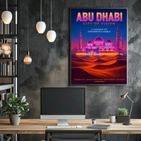 Abu Dhabi Visionary Gateway Travel Poster