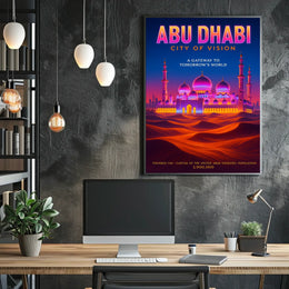Abu Dhabi Visionary Gateway Travel Poster