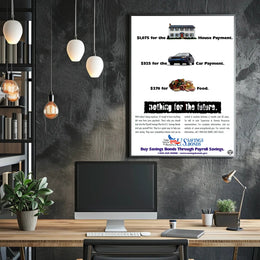 Save for the Future with U.S. Savings Bonds Poster PosterGoat
