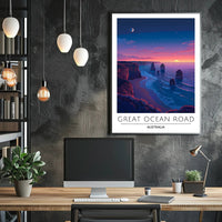 Great Ocean Road Scenic Travel Art Poster
