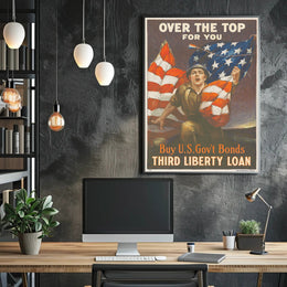 Third Liberty Loan Propaganda Poster for Patriotic Support