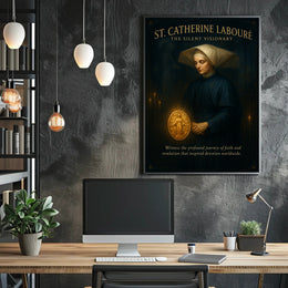 St. Catherine Labouré  The Silent Visionary Poster PosterGoat