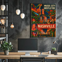 Music City Mistletoe Poster