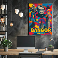 Bangor, Maine A Vibrant Tribute Poster