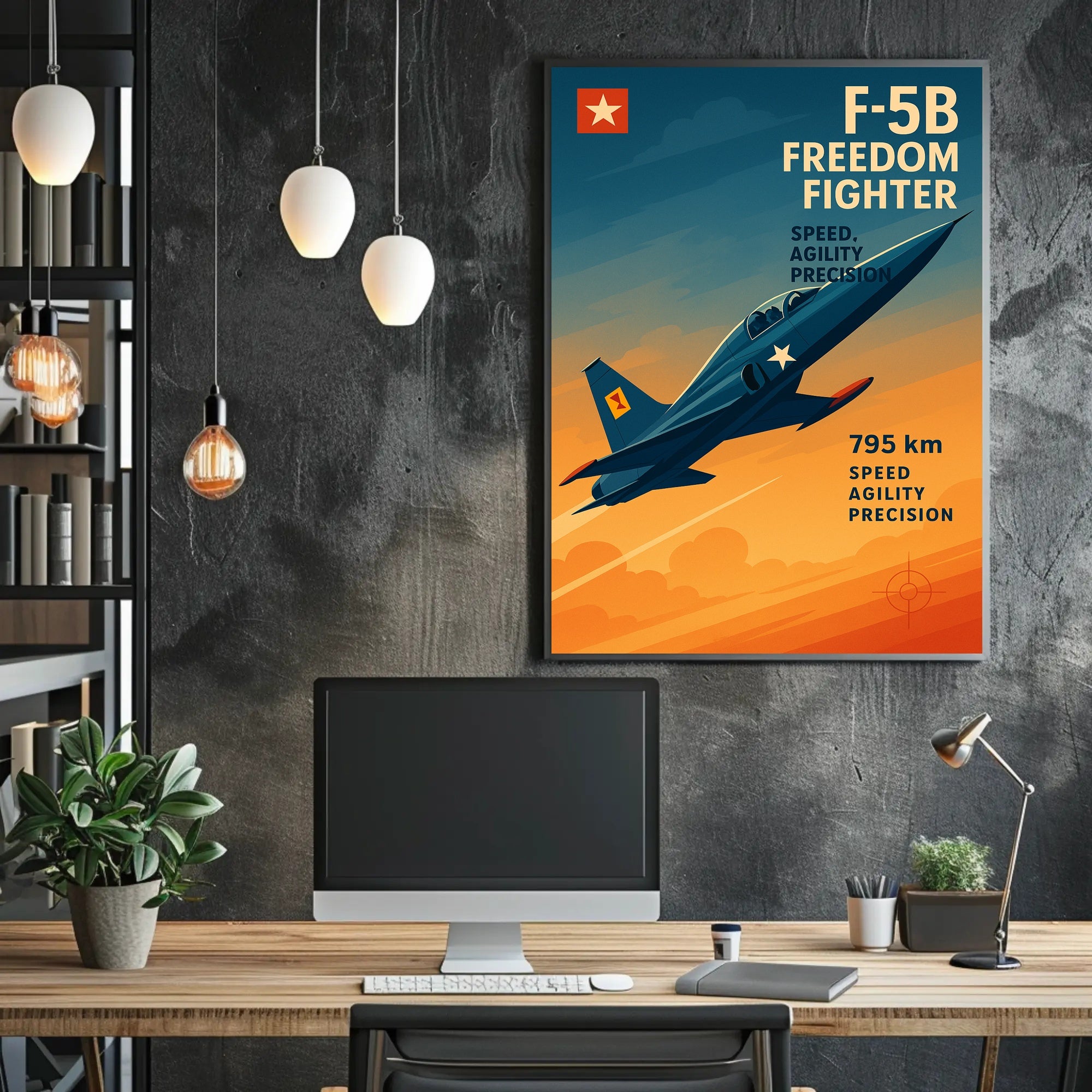 F-5B Freedom Fighter Poster PosterGoat