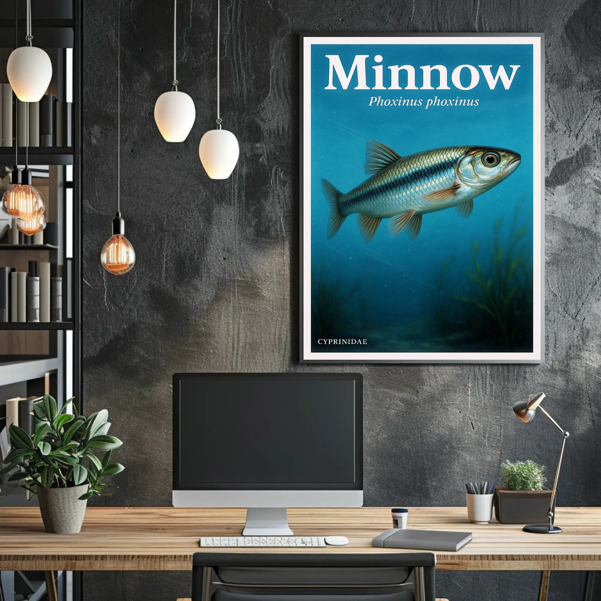 Minnow - Phoxinus phoxinus Poster PosterGoat