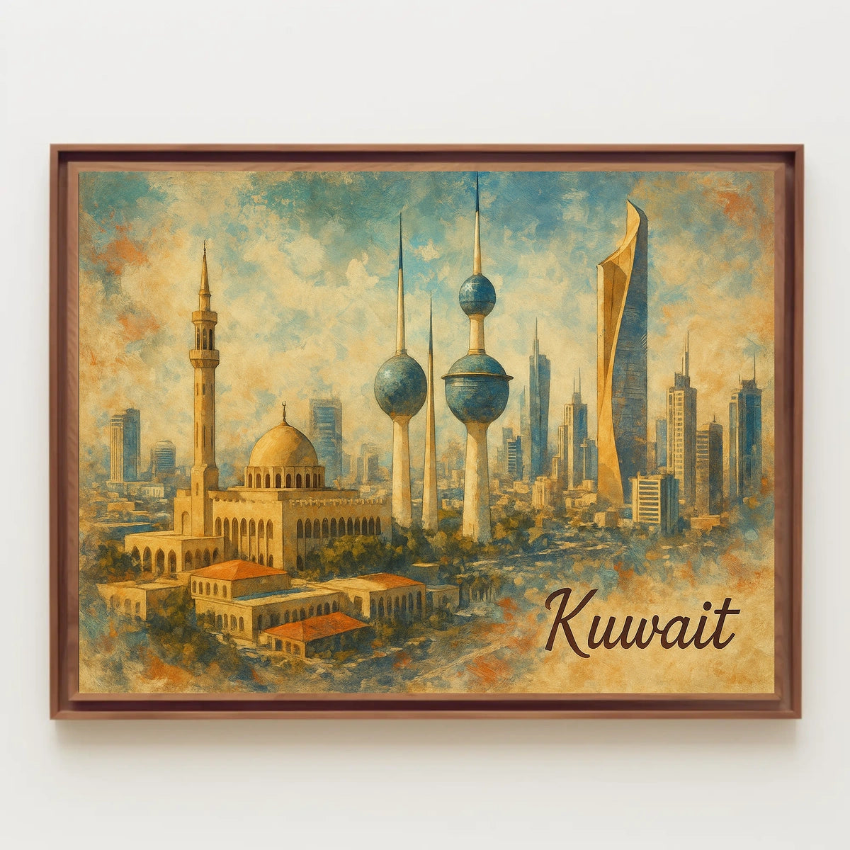 Kuwait Cityscape Poster