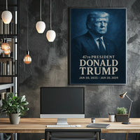 Donald Trump 47th President Poster