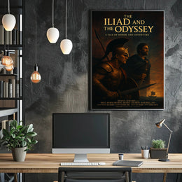 The Iliad and The Odyssey A Tale of Honor and Adventure Poster