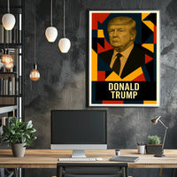 Donald Trump 47th President of the United States Abstract Pop Poster