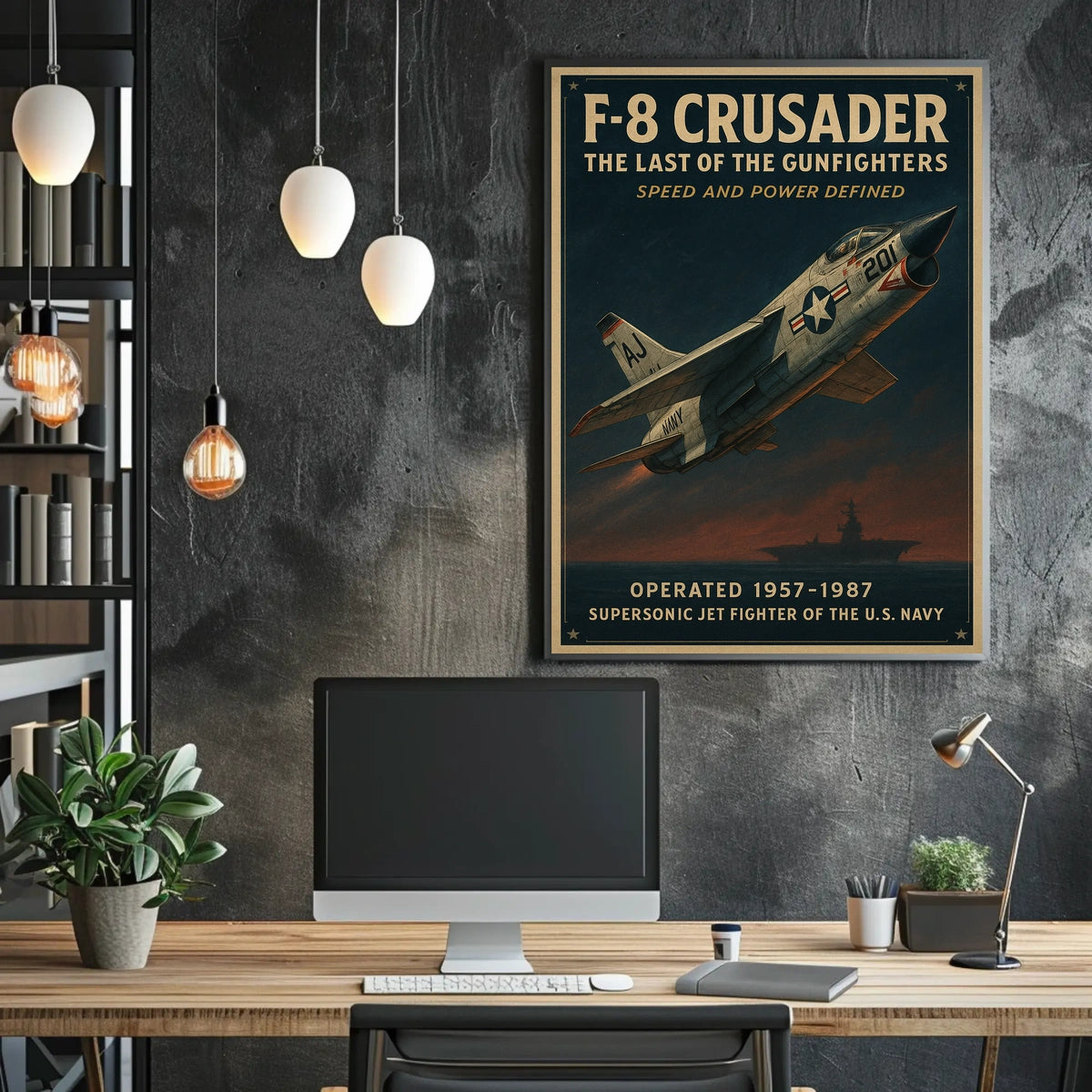 F-8 Crusader The Last of the Gunfighters Poster