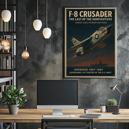 F-8 Crusader The Last of the Gunfighters Poster