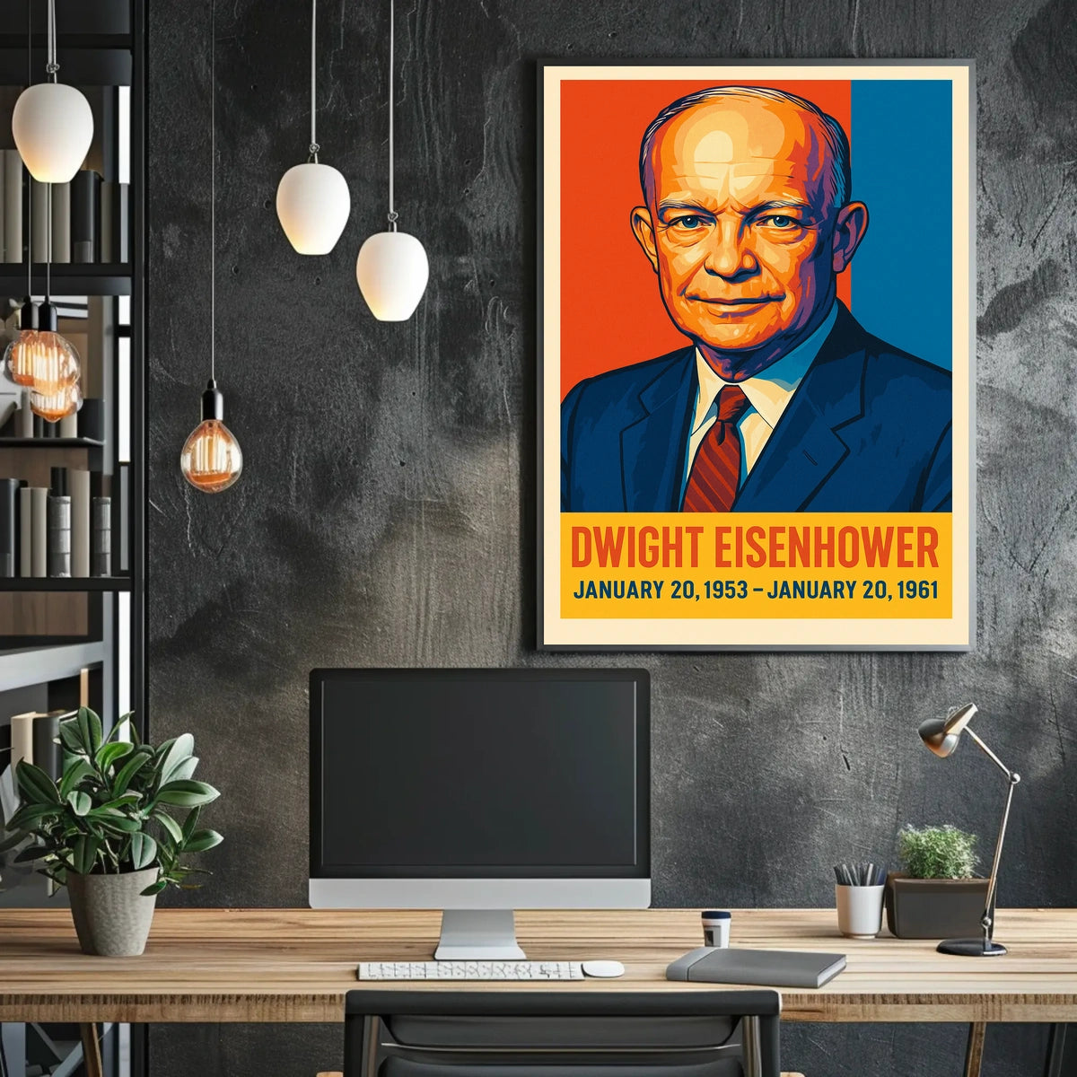 Dwight Eisenhower Presidential Tenure Poster